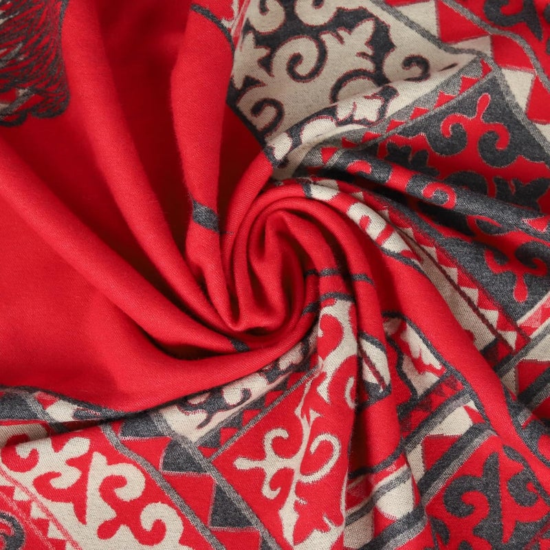 EXTREE Scarfs for Women Pashmina Silky Shawl Wrap for Evening Dressing Blanket Open Front Poncho Cape - Image 5